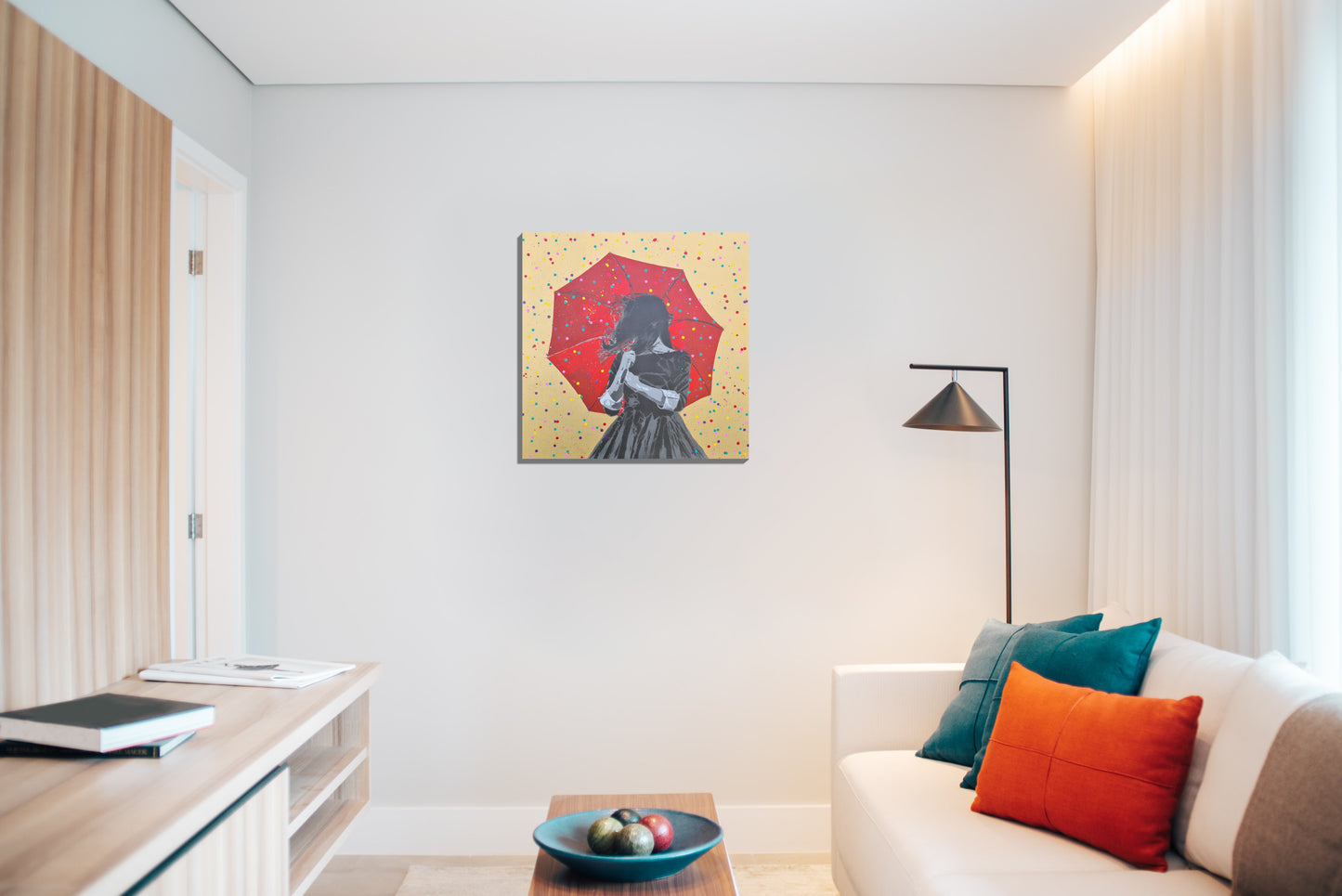 The Girl With the Red Umbrella