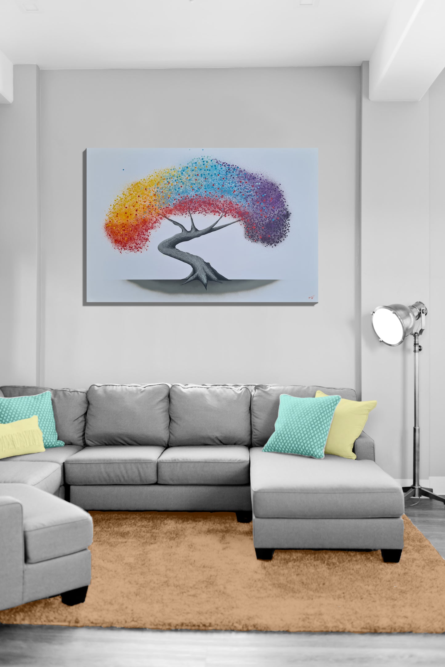 希望の種から (40 x 40cm)