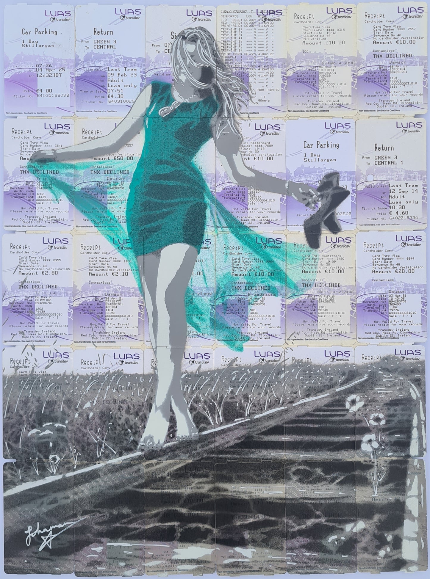 A Love of Life - Dublin LUAS (Teal)