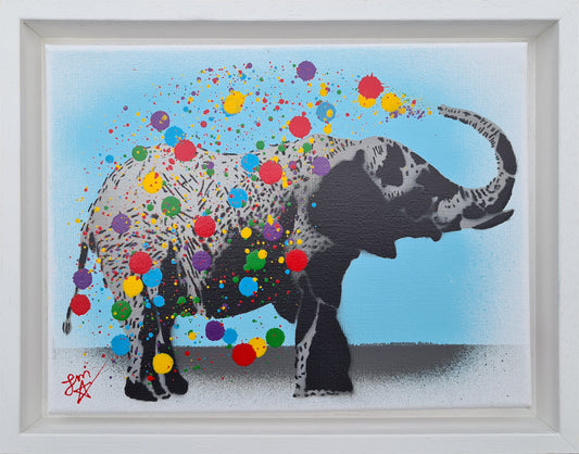 Naughty Elephants Squirt Paint (Gift Sized Original)