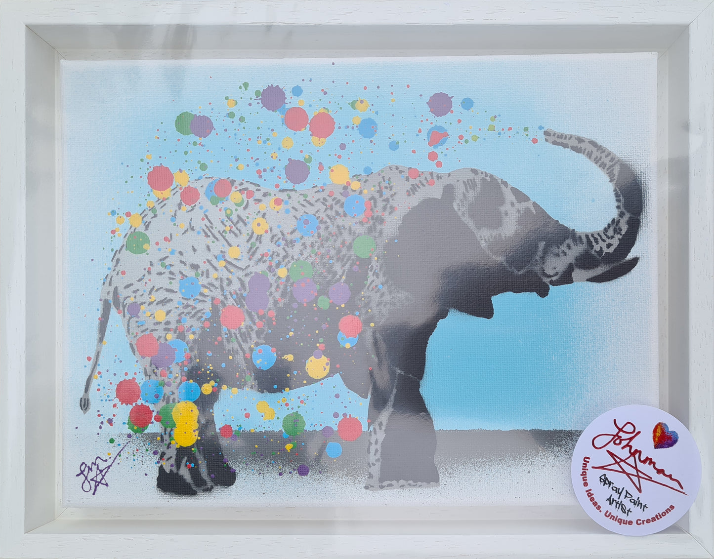 Naughty Elephants Squirt Paint (Gift Sized Original)
