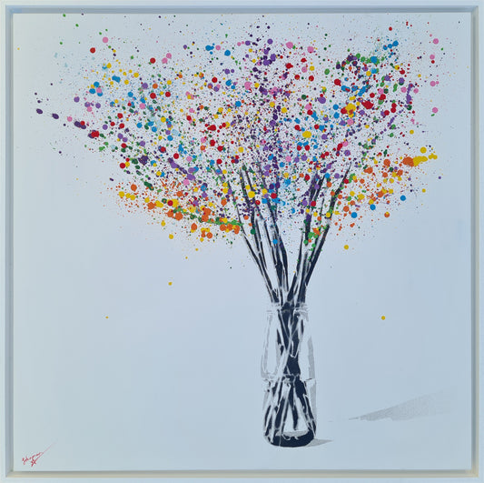 希望の種から (40 x 40cm)