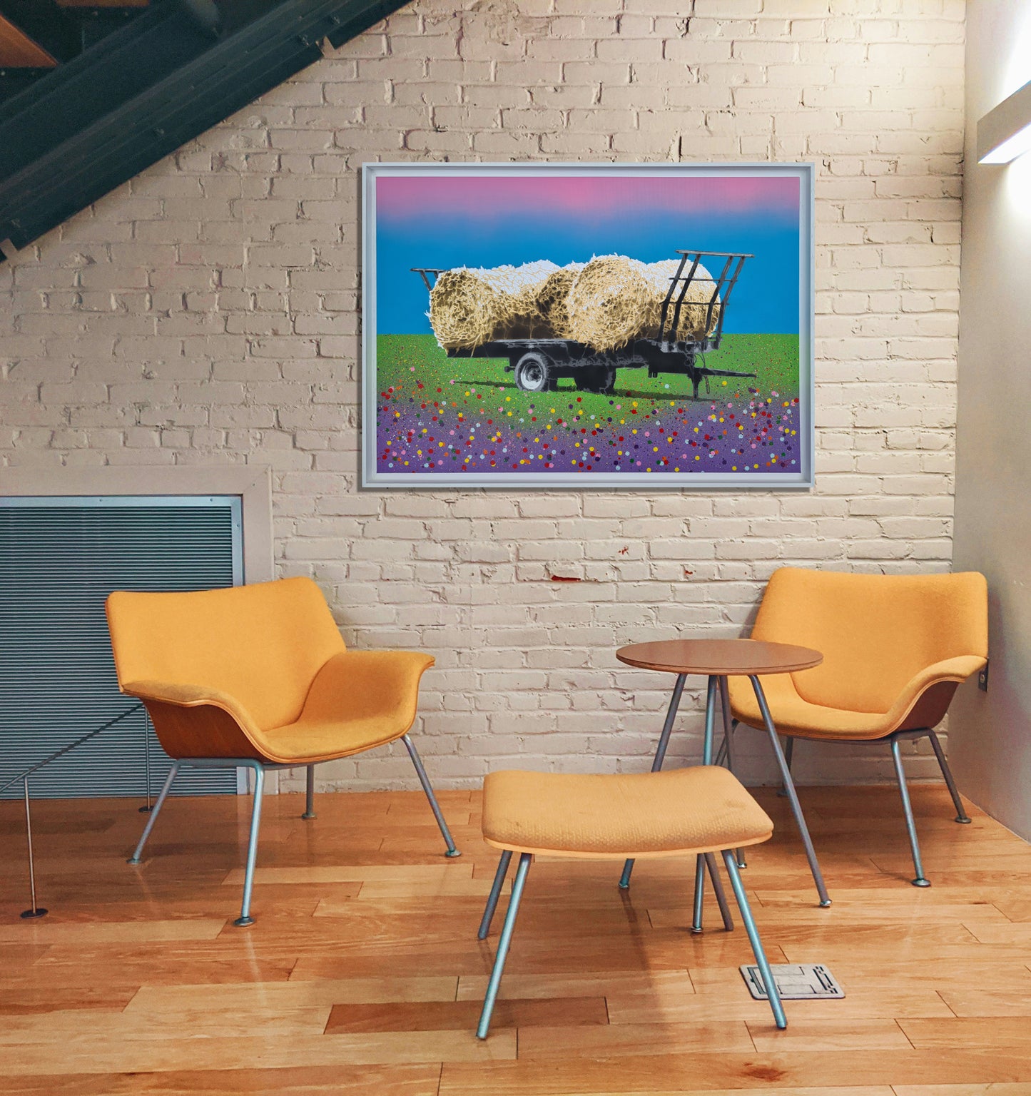 The Old Hay Cart (Purple)