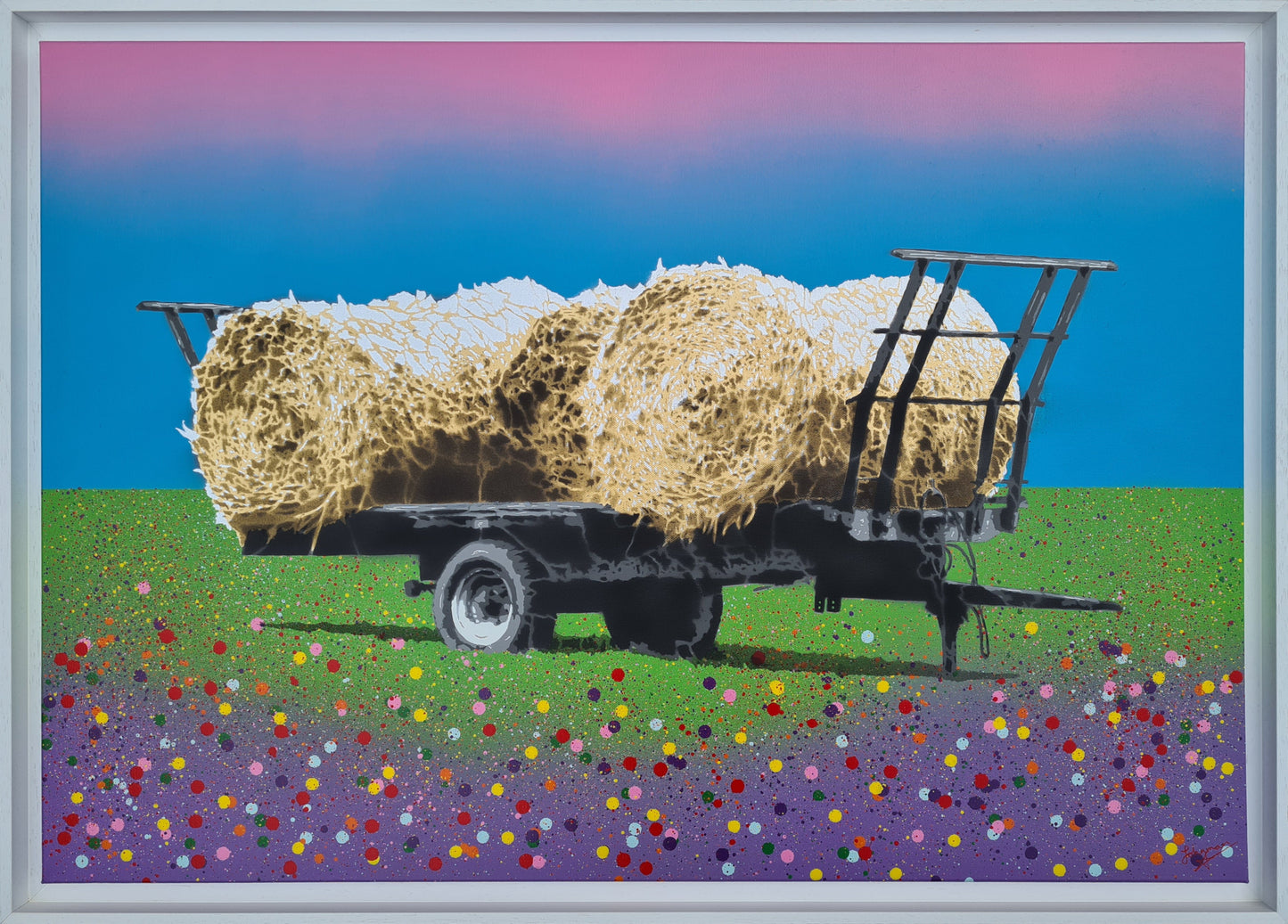 The Old Hay Cart (Purple)