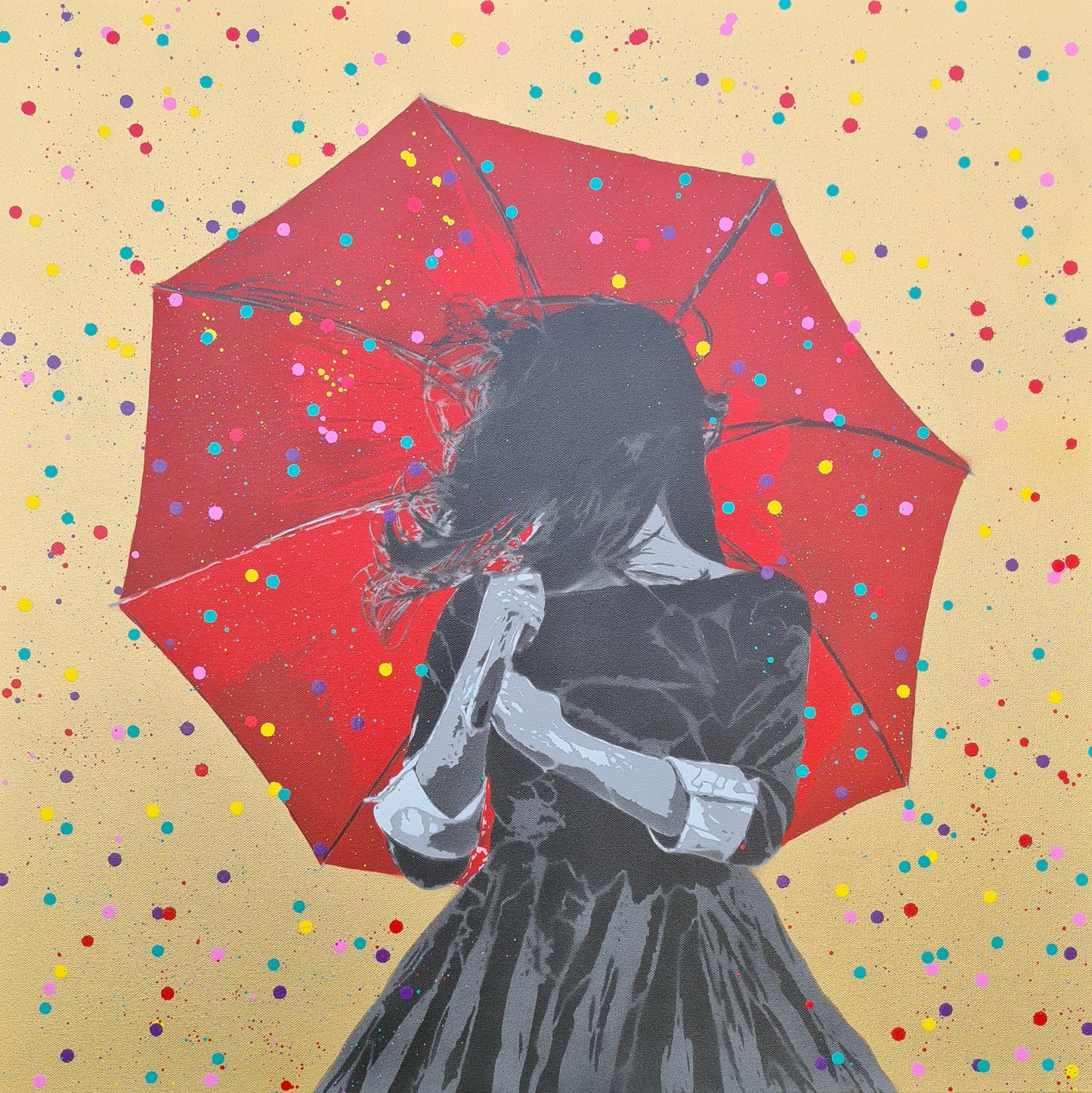 The Girl With the Red Umbrella