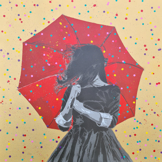 The Girl With the Red Umbrella