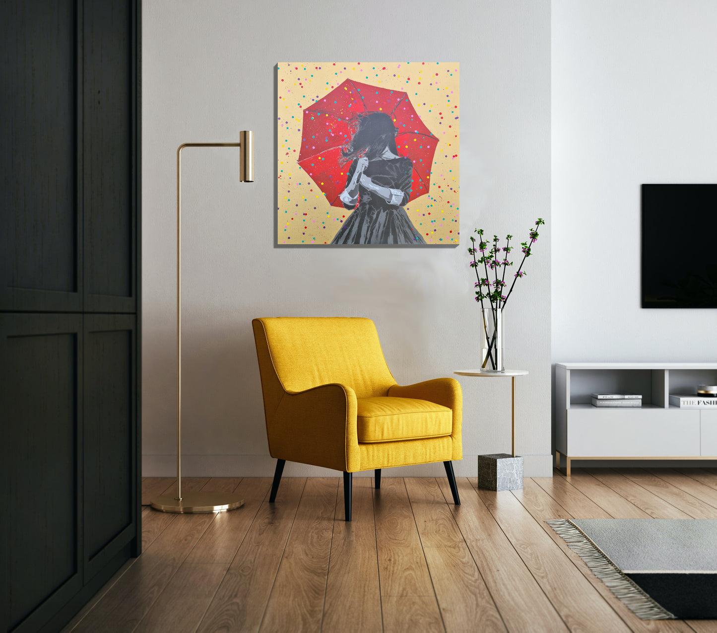 The Girl With the Red Umbrella